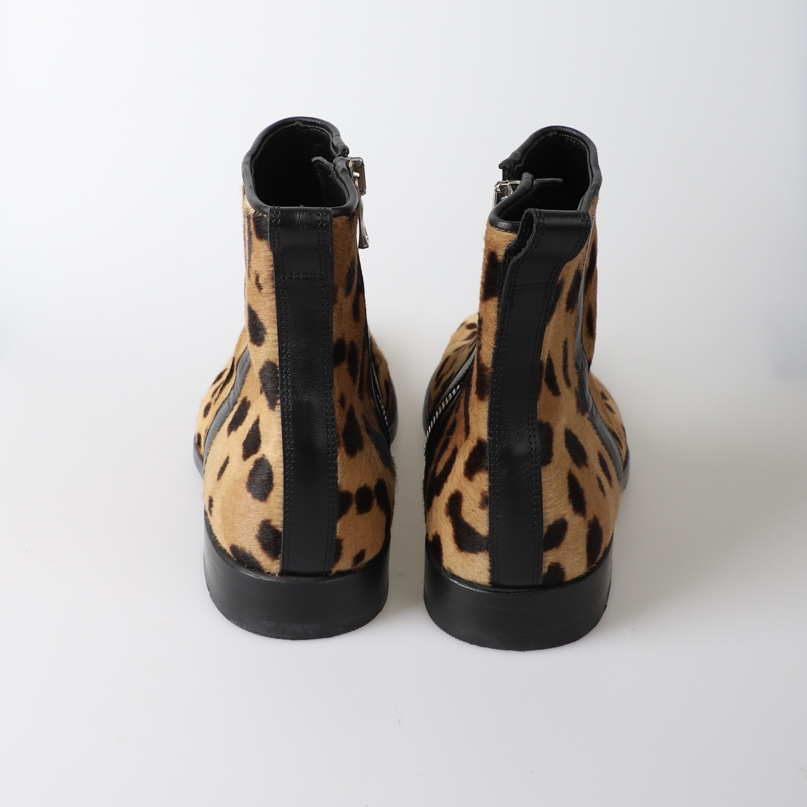 Balmain 42 / Balmain Leopard Pony Hair Chelsea Boots Size US 9 / EU 42 - 3 Thumbnail