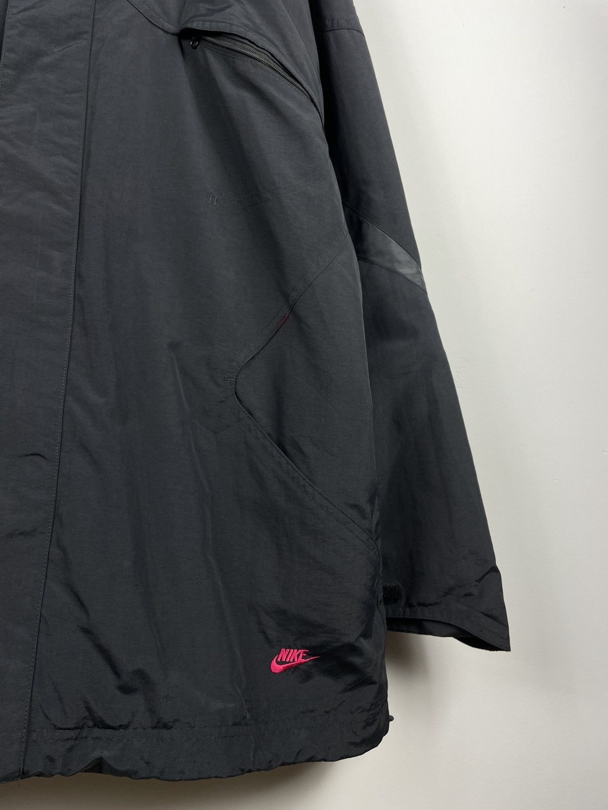 Nike × Vintage Vintage Y2K Nike Jacket Pink💕 Logo Size US XL / EU 56 / 4 - 4 Thumbnail