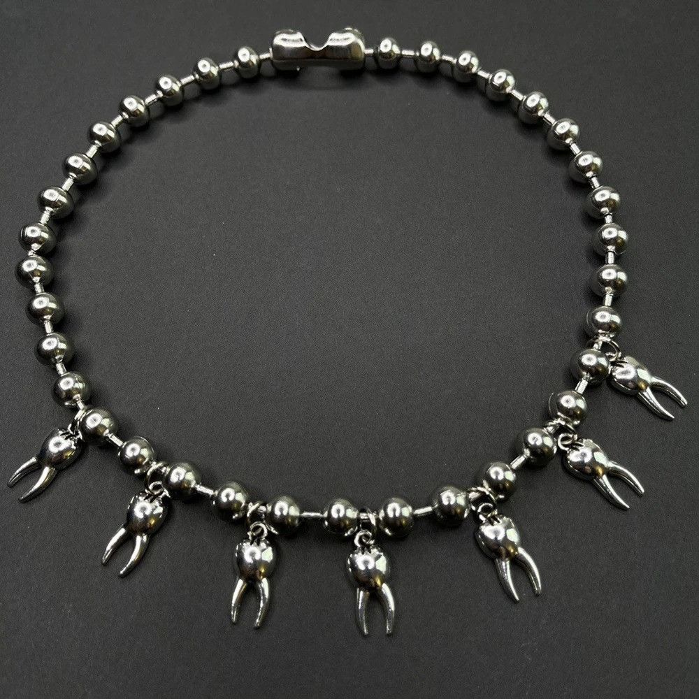 Vintage Y2K Teeth Necklace Size ONE SIZE - 5 Thumbnail