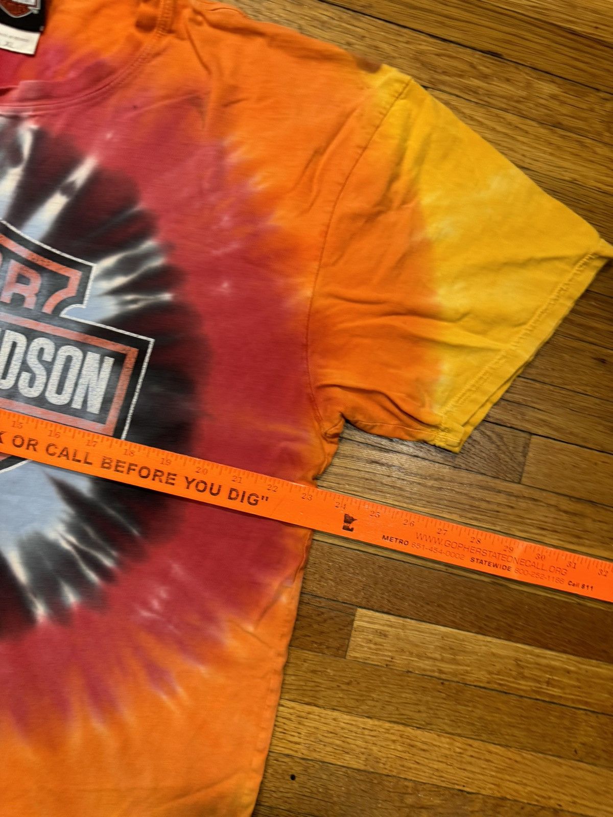 Harley Davidson × Vintage Vintage Harley Davidson Tye Dye Shirt Size US XL / EU 56 / 4 - 7 Thumbnail