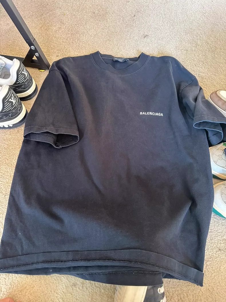Balenciaga Balenciaga Back Big Logo Short Sleeve Size US XS / EU 42 / 0 - 1 Thumbnail