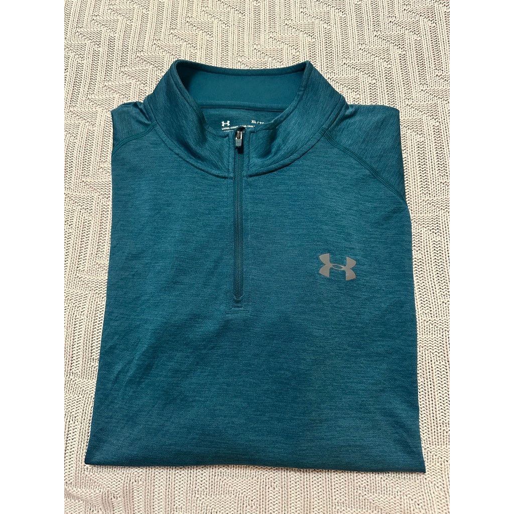 Under Armour Under Armour green loose fit quarter zip pullover size XL Size US XL / EU 56 / 4 - 1 Thumbnail