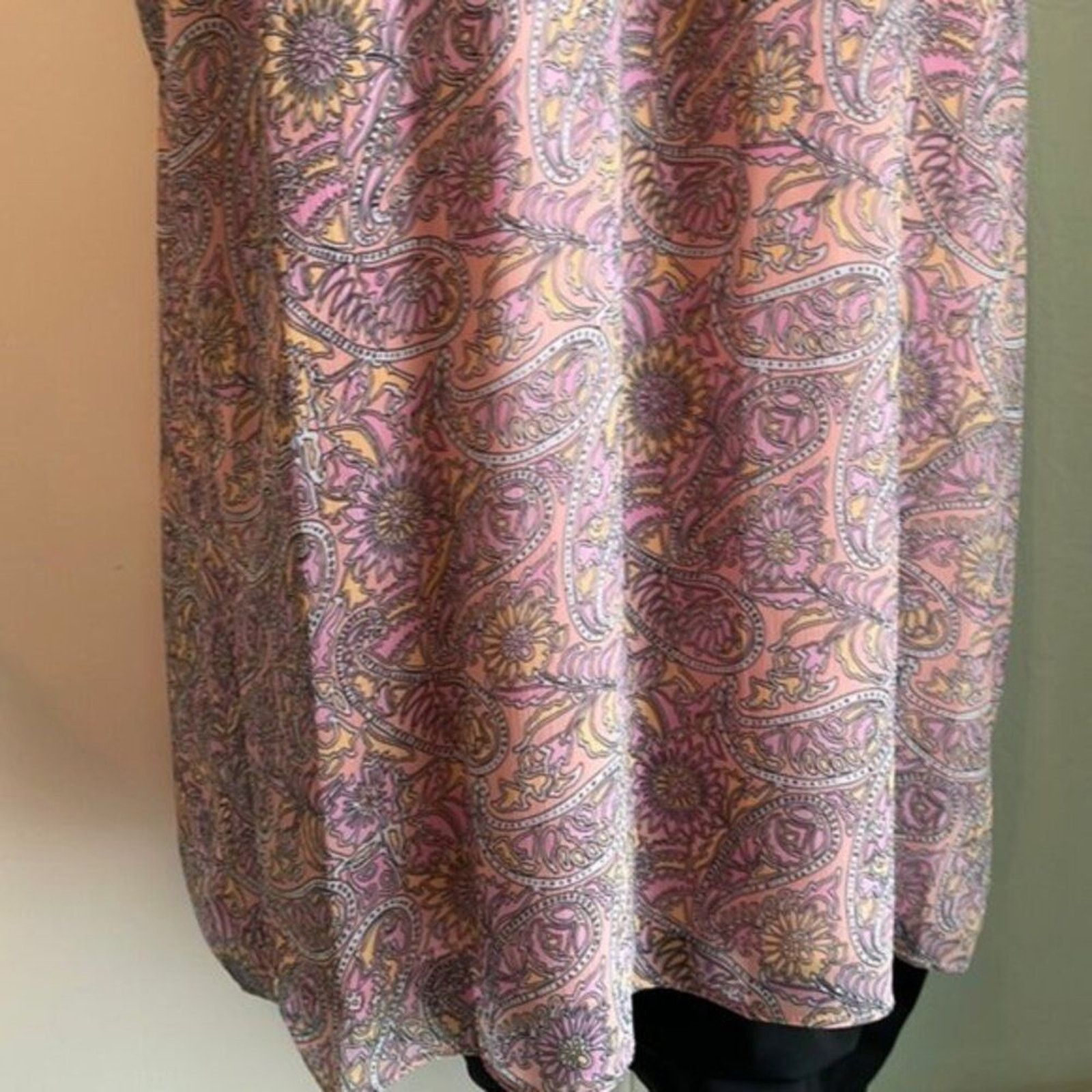 Ramy Brook Ramy Brook Lula Paisley Halter Neck Tank Top Pink M Size M / US 6-8 / IT 42-44 - 5 Thumbnail