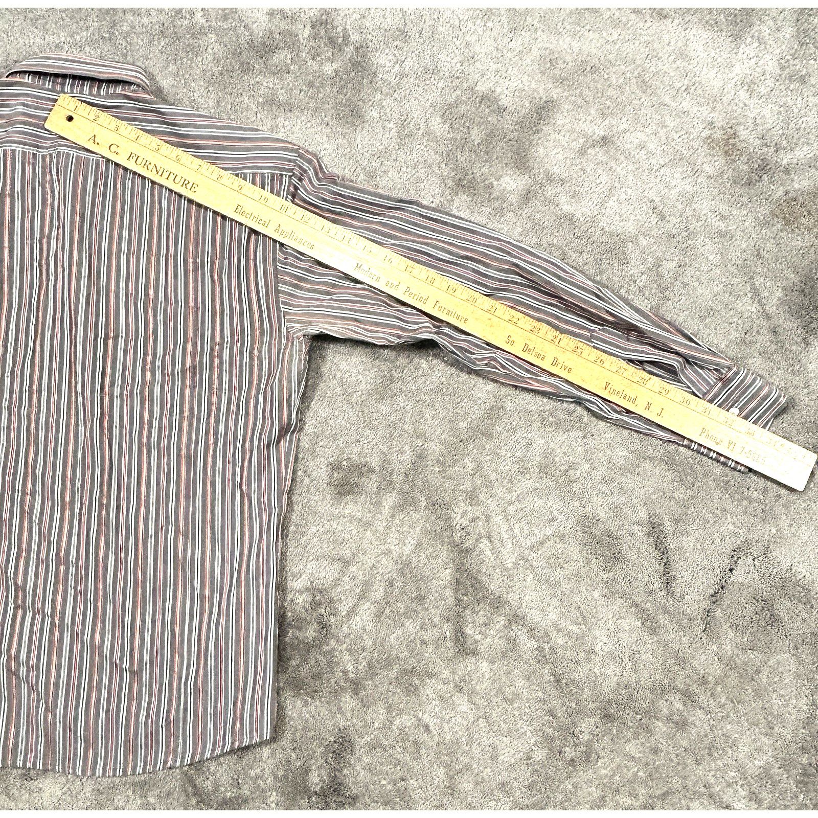 Versace Jeans Couture Vntg Versace Jeans Couture Multicolour Stripe Medusa Shirt Size US XL / EU 56 / 4 - 12 Thumbnail
