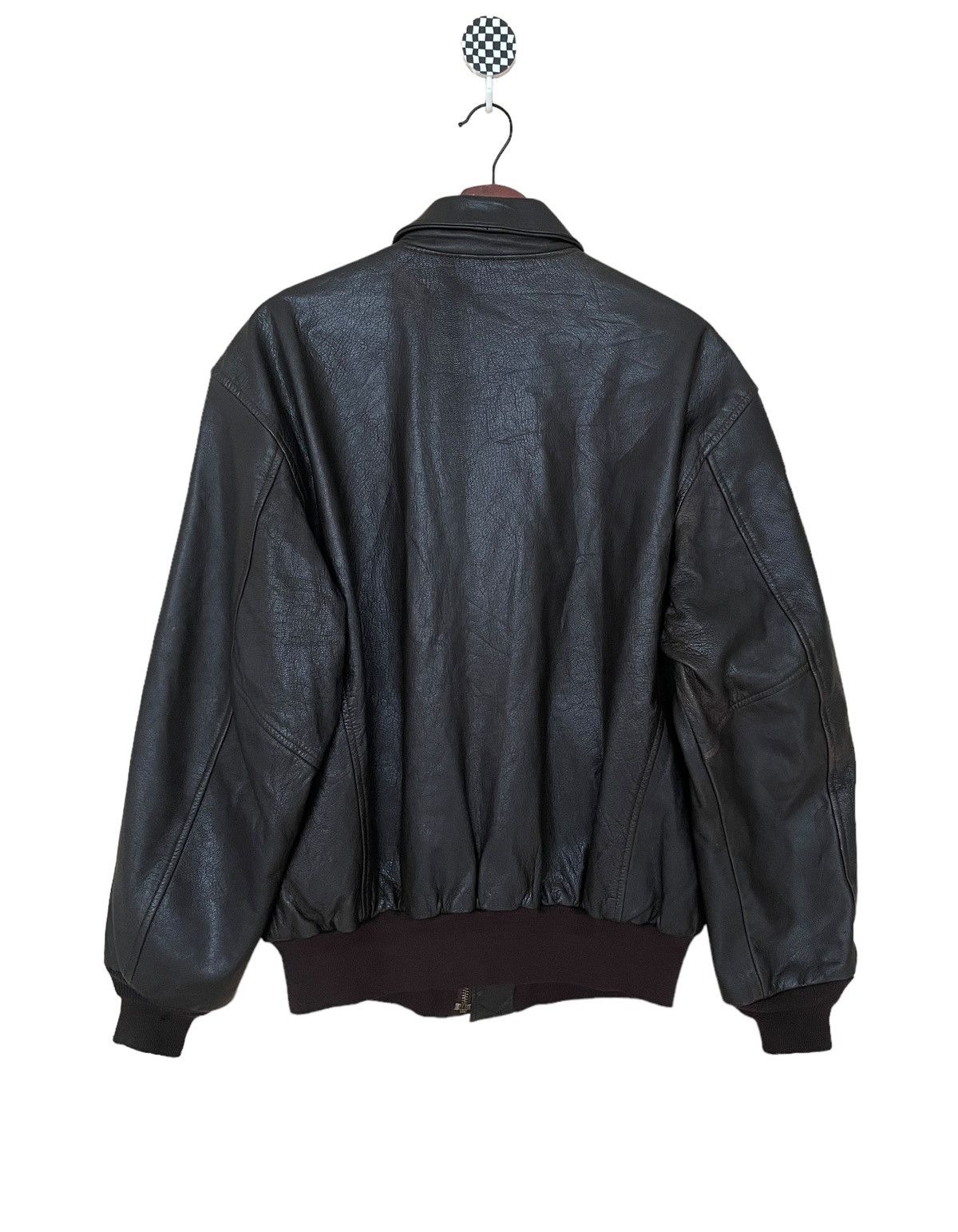 Vintage Brand Avirex Leather Fly Jacket 1990s