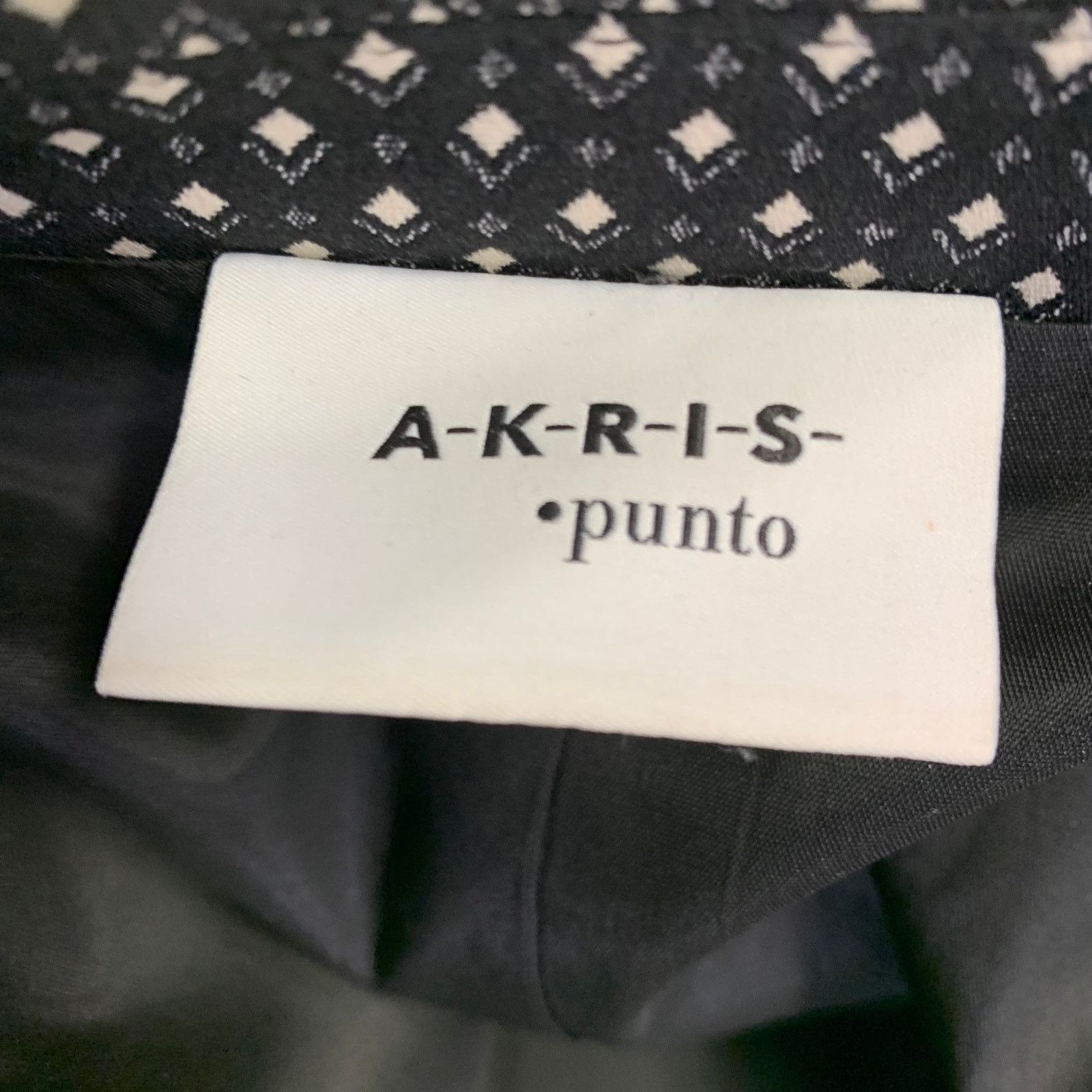 Akris AKRIS Size 10 Black White Cotton Blend Geometric Blazer Size L / US 10 / IT 46 - 6 Thumbnail