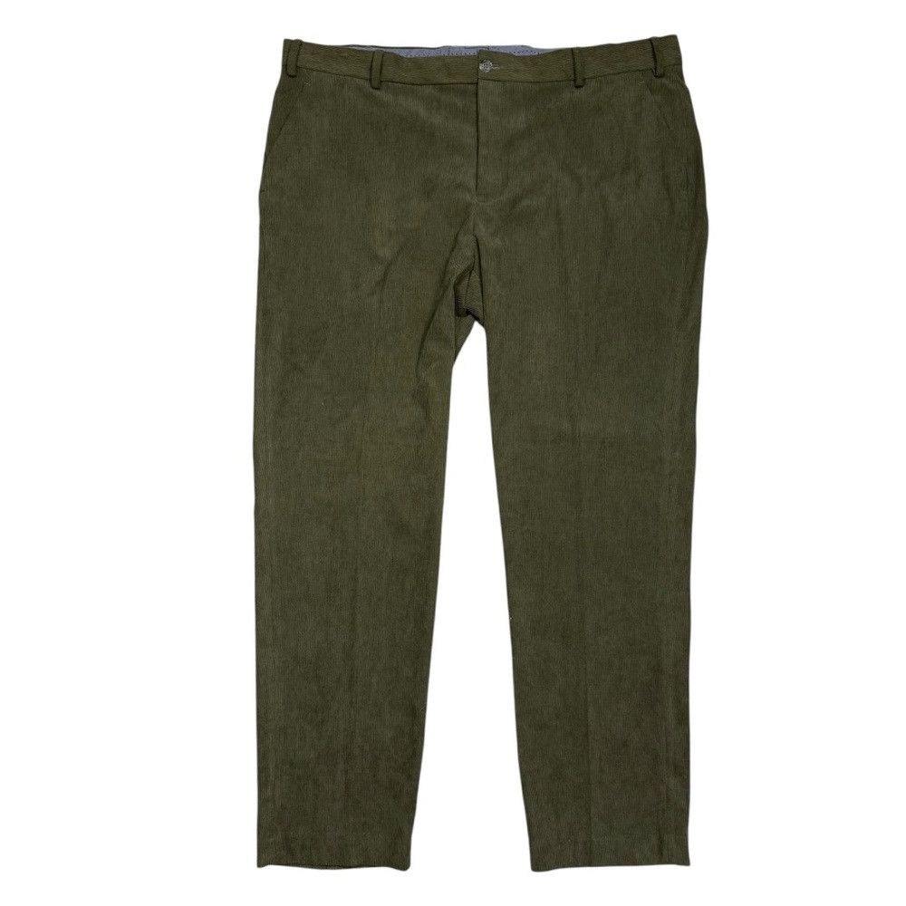 Paul Fredrick NWT New Paul Fredrick Corduroy Pleated Sage Olive Pants Siz Size US 42 / EU 58 - 3 Thumbnail