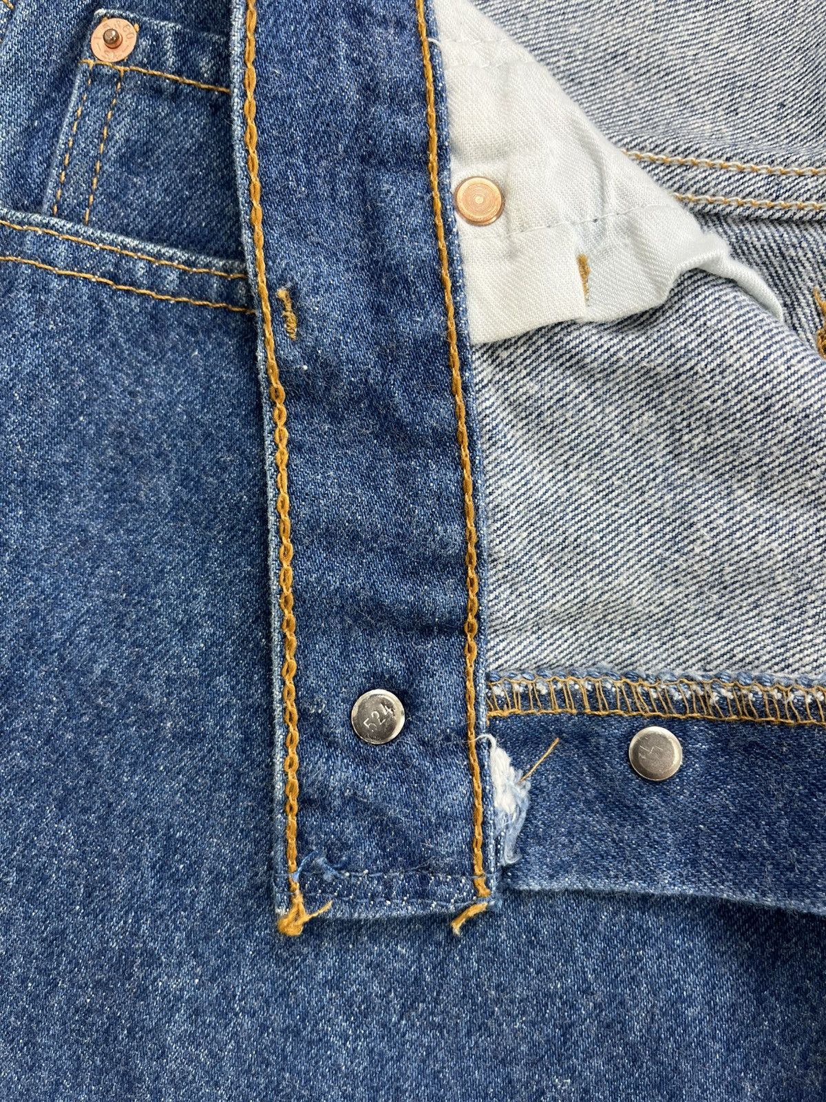 Levi's Vintage Clothing 🇺🇸1990s Vintage Levis 501XX 38x32 Straight Leg Blue Jeans Size US 38 / EU 54 - 9 Thumbnail