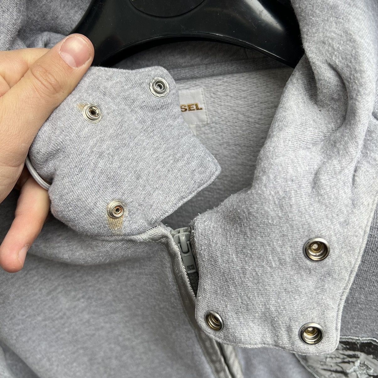 Diesel × Vintage Diesel hoodie vintage Size US L / EU 52-54 / 3 - 5 Thumbnail