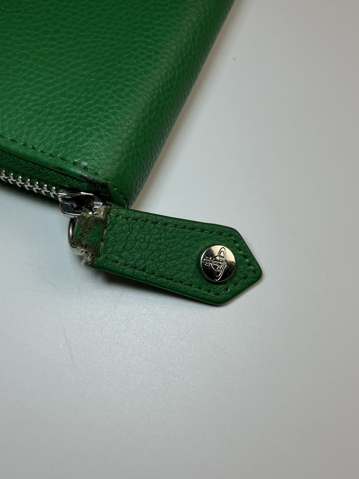 Vivienne Westwood Vivienne Westwood Green Leather Long Wallet Size ONE SIZE - 6 Thumbnail