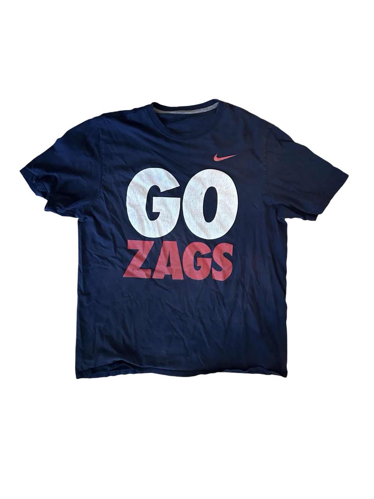 Nike × Vintage VINTAGE NIKE GONZAGA COLLEGE TEE Size US L / EU 52-54 / 3 - 1 Thumbnail