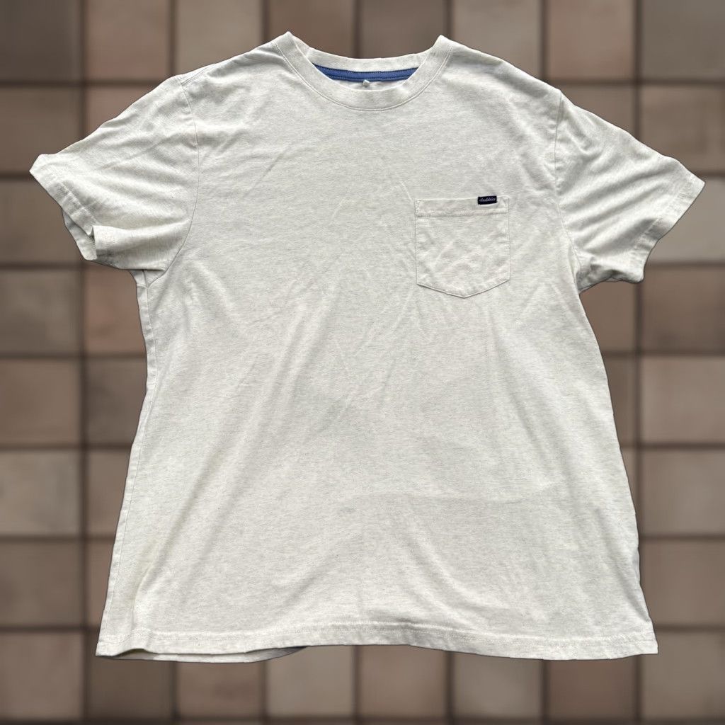 Chubbies Chubbies Shirt Mens M White Pocket Crewneck Tagless Cotton Polyester Soft Basic Shirt Size US M / EU 48-50 / 2 - 1 Thumbnail