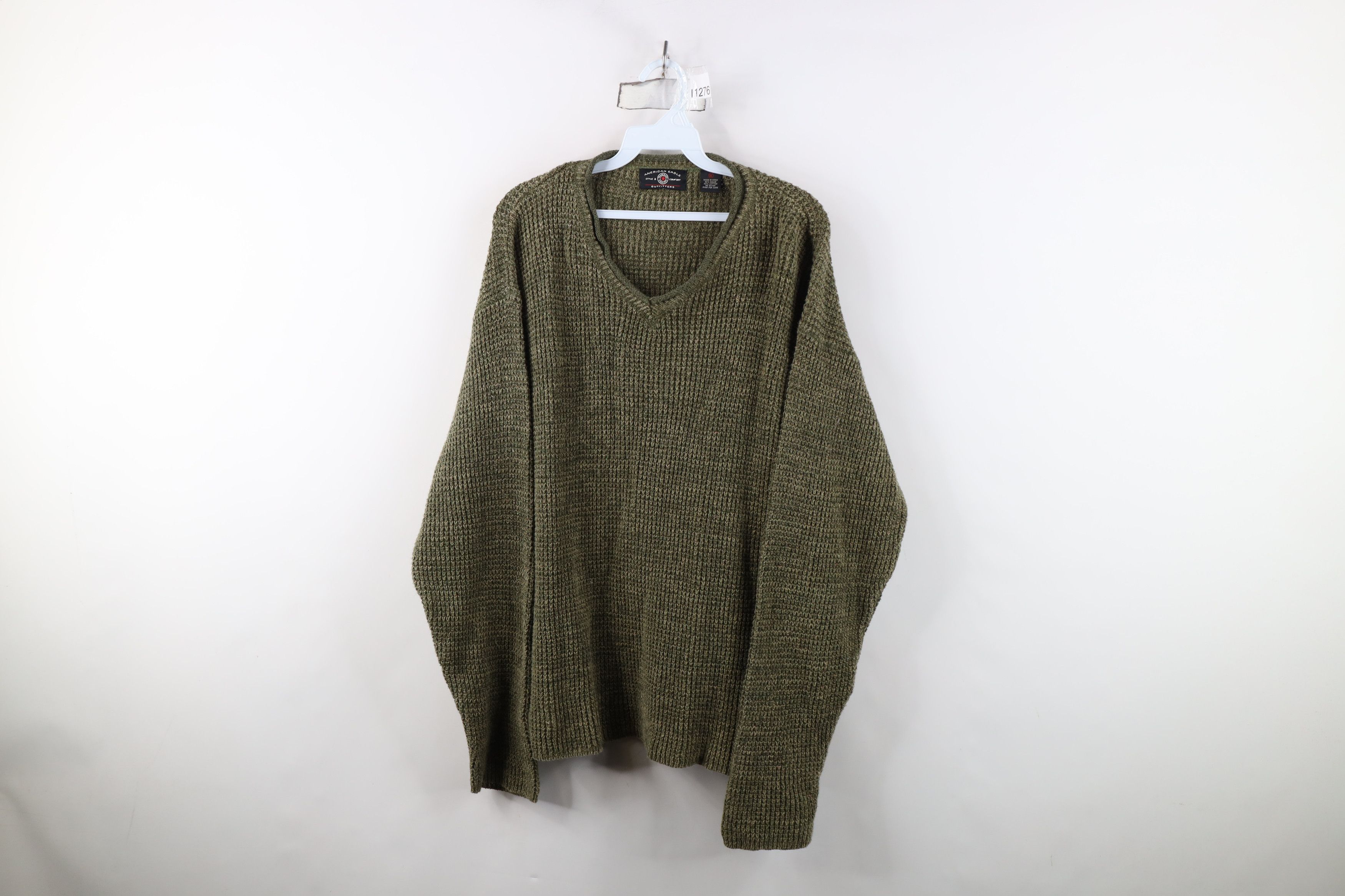 American Eagle Outfitters Vintage 90s Y2K American Eagle Outfitters Marled Sweater Size XL / US 12-14 / IT 48-50 - 1 Thumbnail