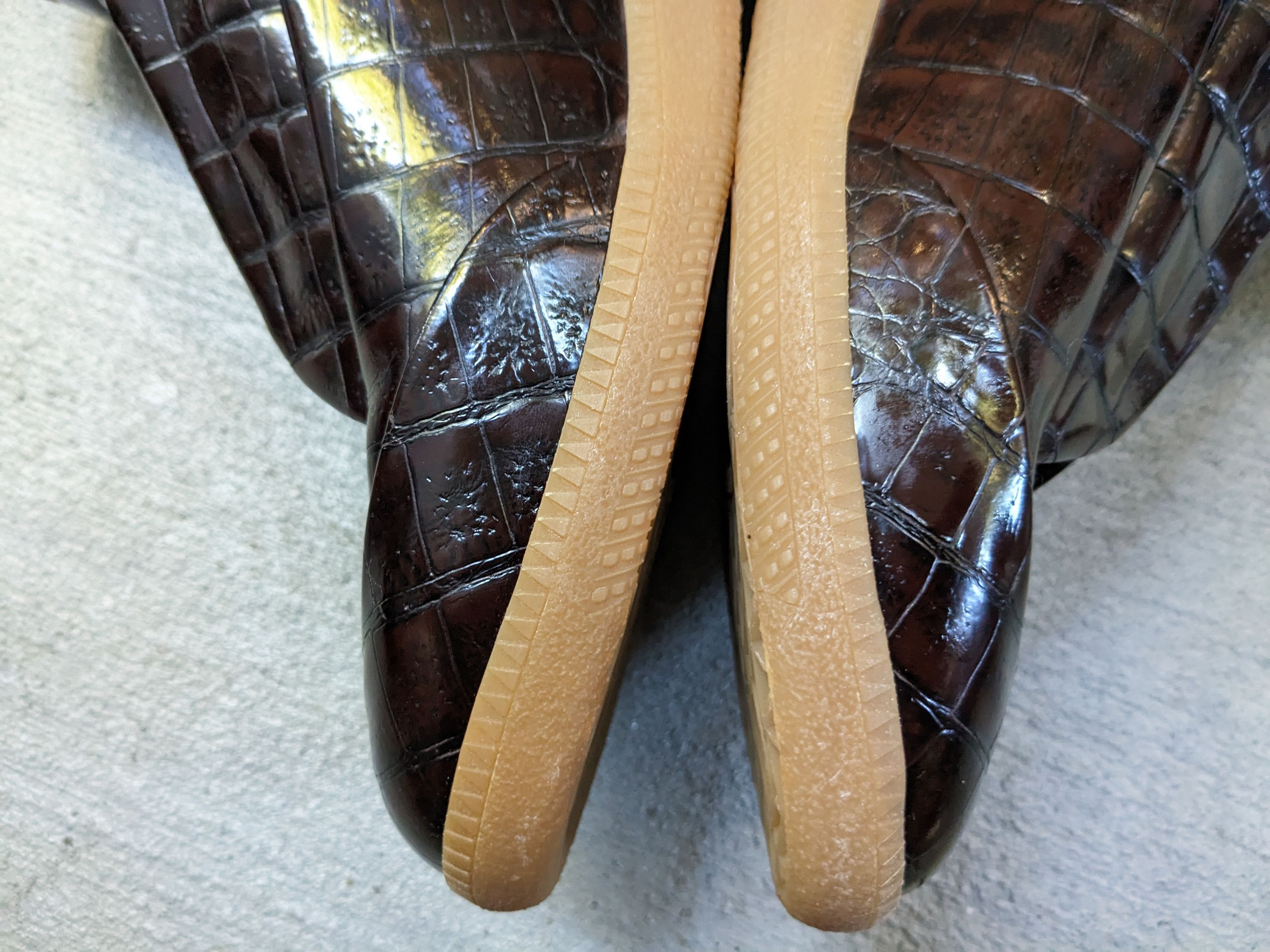 Maison Margiela Maison Margiela Future Brown Croc 9 42 Leather Hi Alligator Size US 9 / EU 42 - 12 Thumbnail
