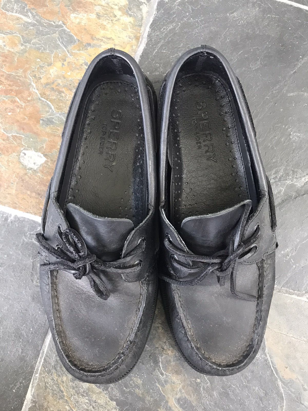 Sperry sider fashion all black