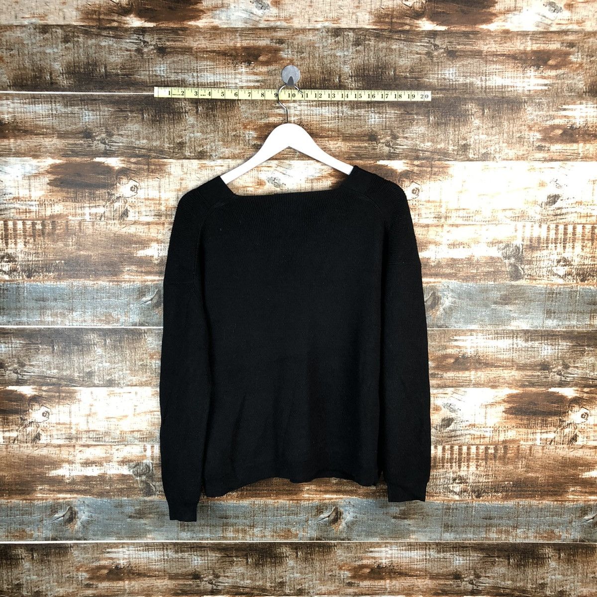 Homespun Knitwear × Japanese Brand Salon Black vintage japan Knitwear #A1835 Size M / US 6-8 / IT 42-44 - 12 Thumbnail