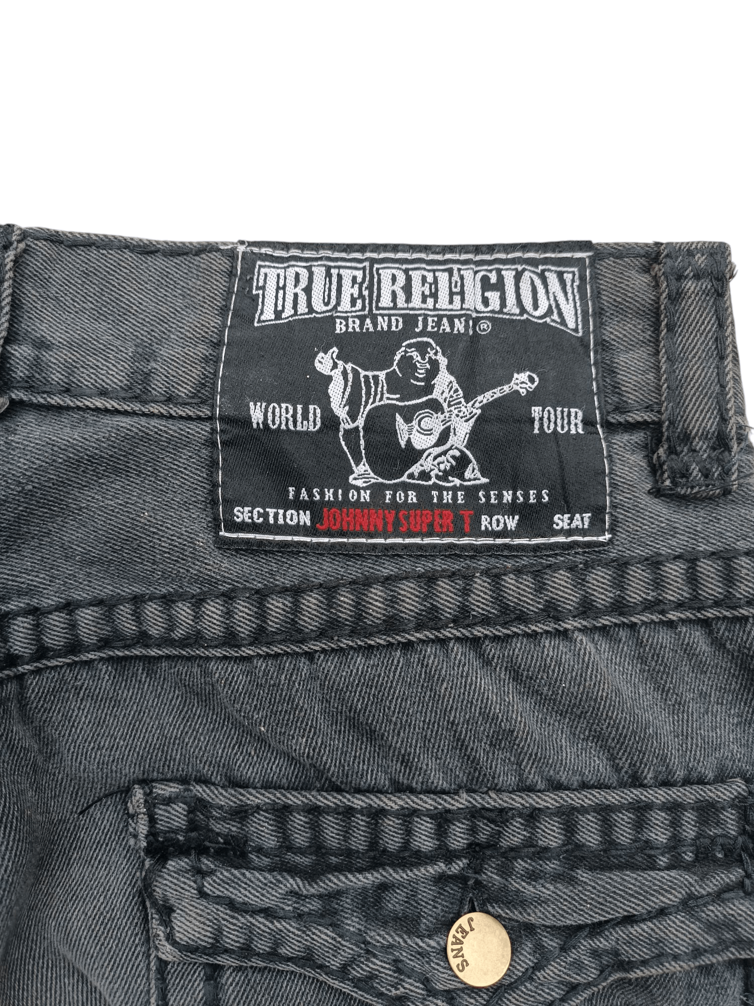 True Religion × Vintage Vintage True Religion Johnny Super T Distressed Jeans TR028 Size US 32 / EU 48 - 11 Thumbnail