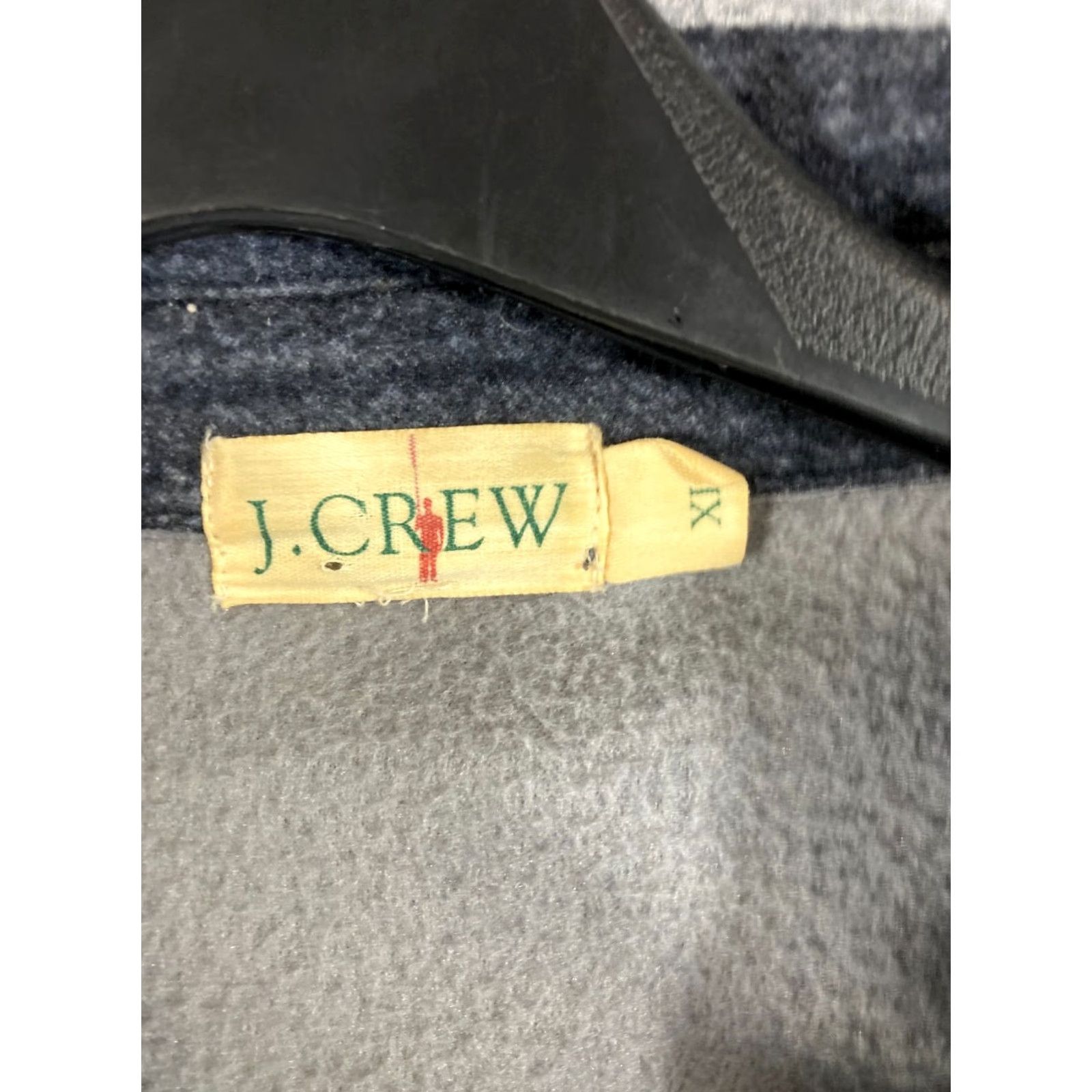 J.Crew J.CREW Button-Up Shirt Mens XL Gray Plaid Fleece Long Sleeve Pockets Outdoor Size US XL / EU 56 / 4 - 5 Thumbnail
