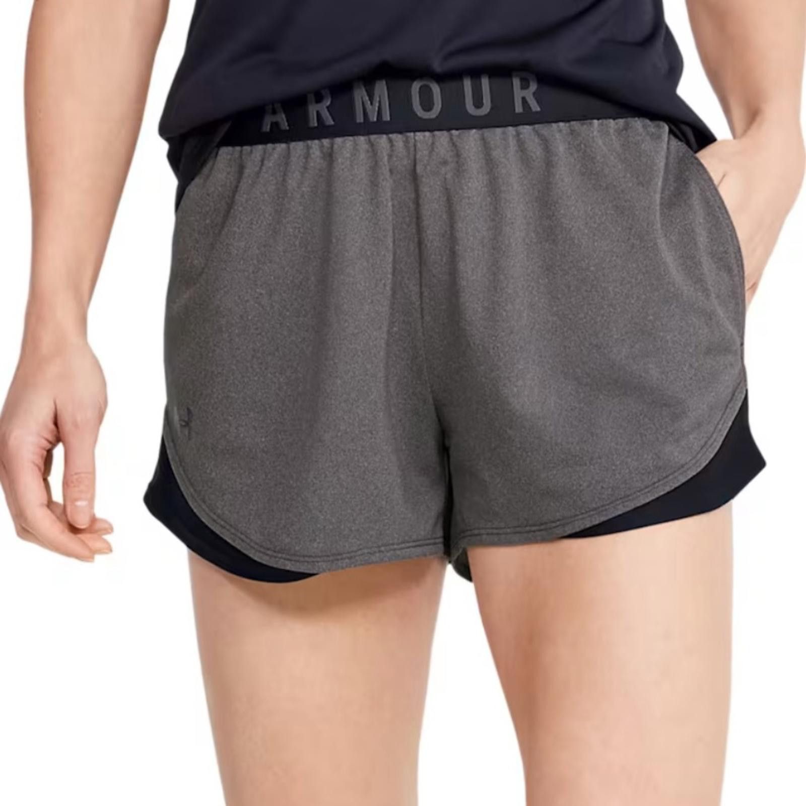 Under Armour Under Armour Play Up M 3.0 EUC Heathered Gray Shorts 3” Size 32" / US 10 / IT 46 - 1 Thumbnail