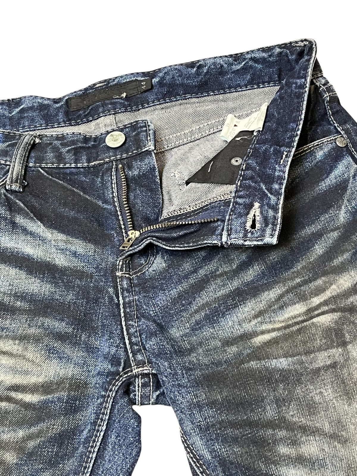GOSTAR DE FUGA Japanese fashion FUGA/GOSTAR DE FUGA whiskers flared jeans Size US 31 - 10 Thumbnail