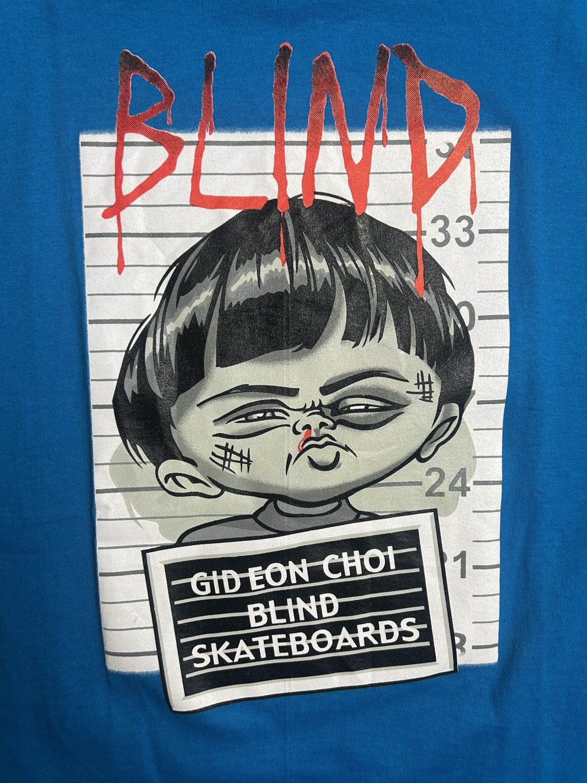 Blind Skateboards 00’s Blind Skateboards Gid Eon Choi Printed Tee Size US L / EU 52-54 / 3 - 6 Thumbnail