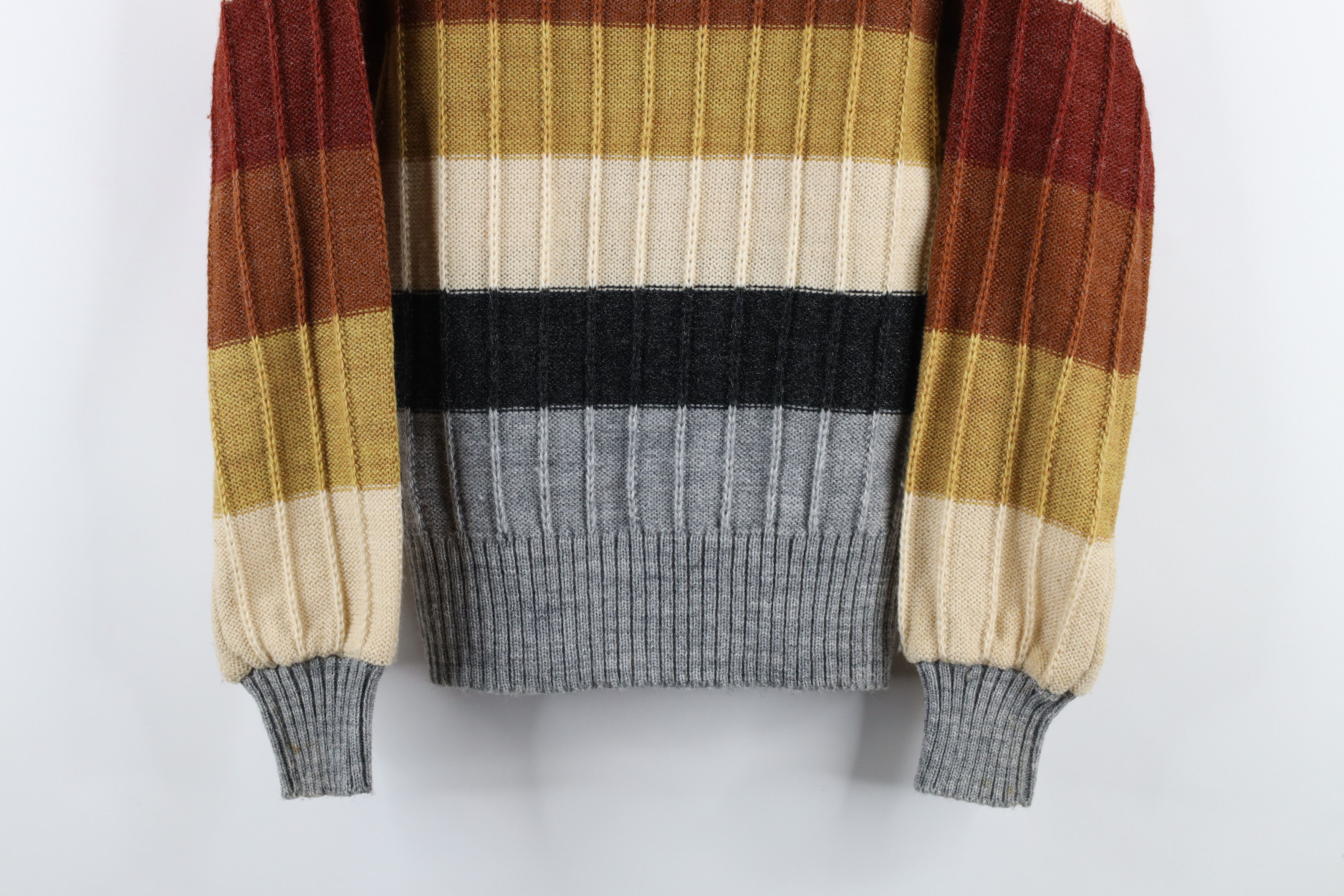 Vintage Vintage 70s Mid Century Modern MCM Knit Turtleneck Sweater Size L / US 10 / IT 46 - 3 Thumbnail