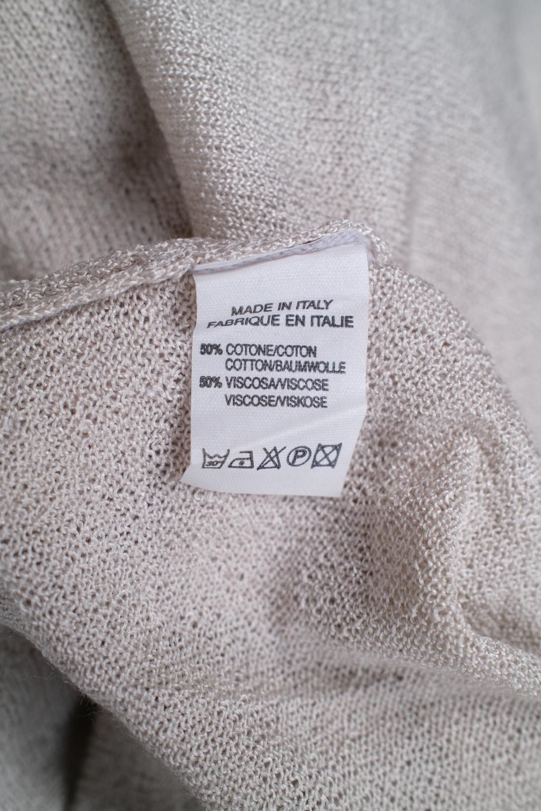 Other 00's Per V-Neck Knit Grey Sweater Size US L / EU 52-54 / 3 - 6 Thumbnail