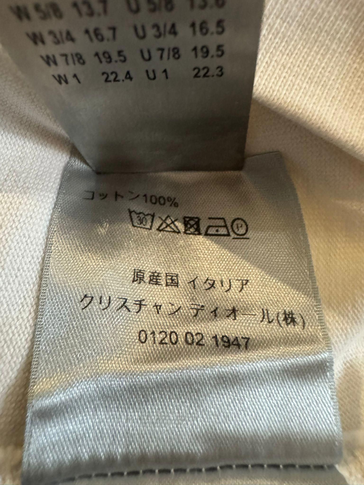 Dior Dior Mens x Jordan Air Wings White T-shirt Medium White Size US M / EU 48-50 / 2 - 8 Thumbnail