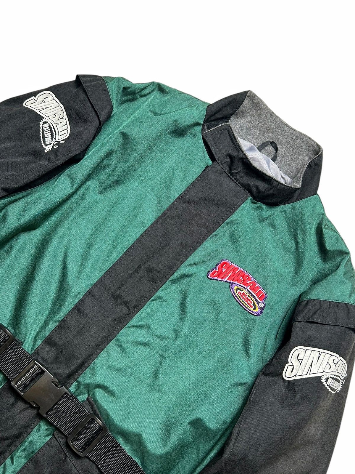 Vtg 90s Enduro Jacket Motocross Sinisalo Worldwide Racing
