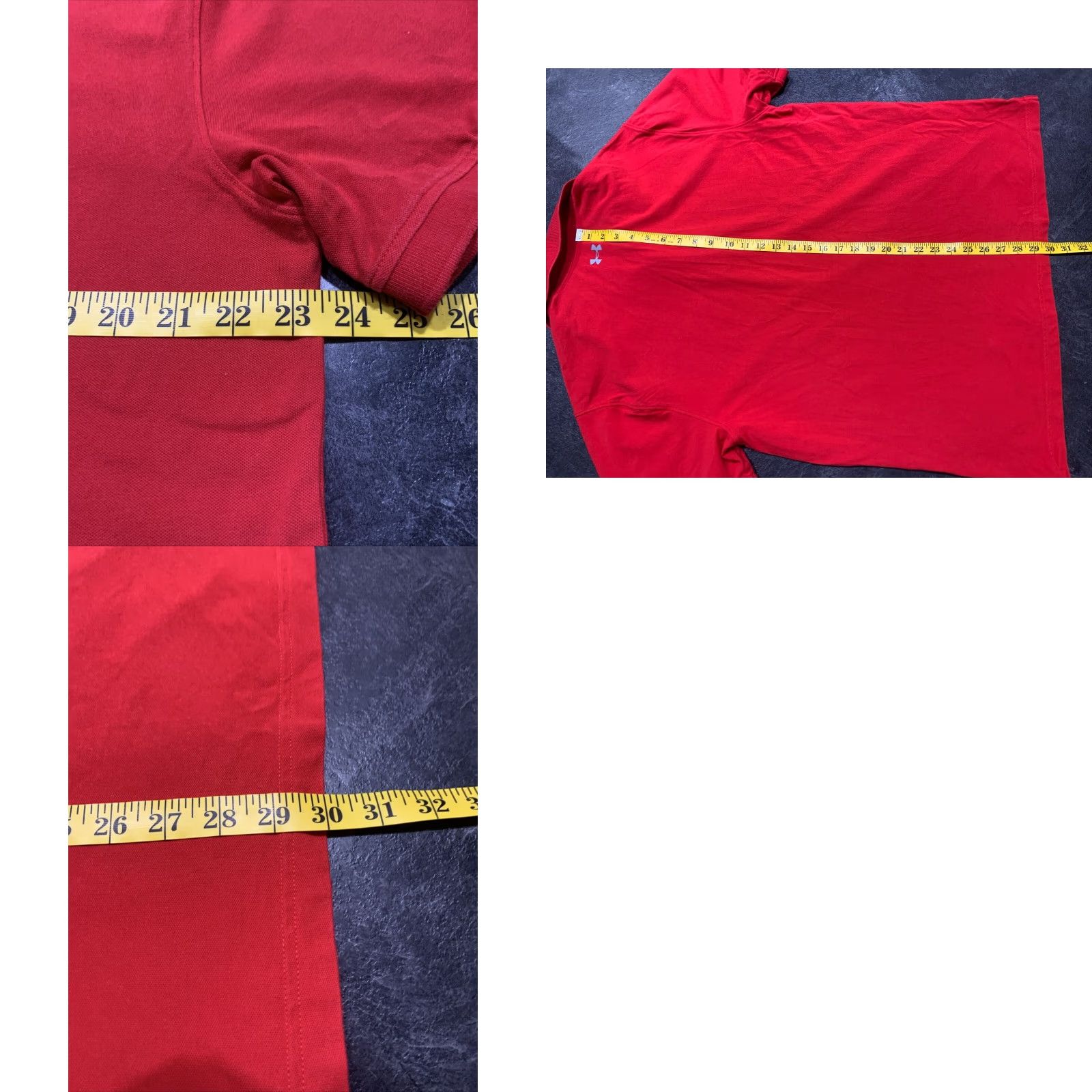 Under Armour Vintage Under Armour Polo Shirt Men XL Red HeatGear Casual Golf Tennis Short Sleeve Size US XL / EU 56 / 4 - 8 Thumbnail