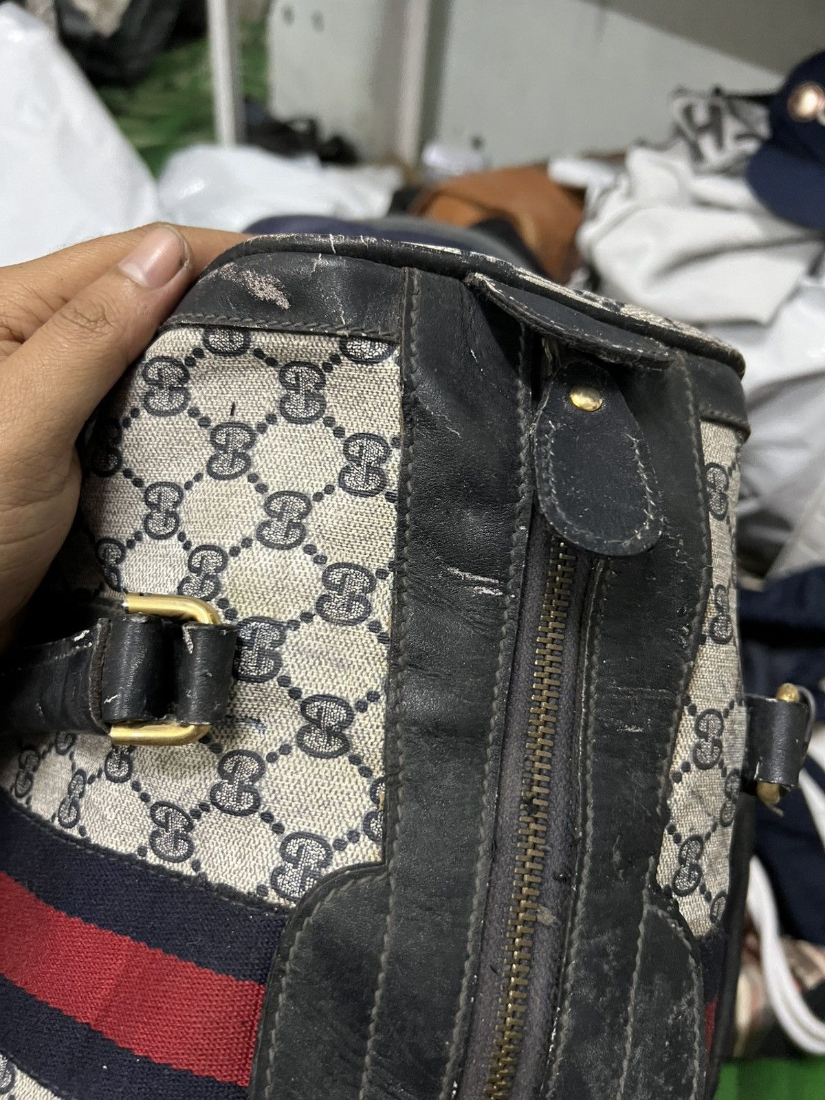 Gucci × Vintage Vintage Gucci Boston Spedy Bag Size ONE SIZE - 7 Thumbnail