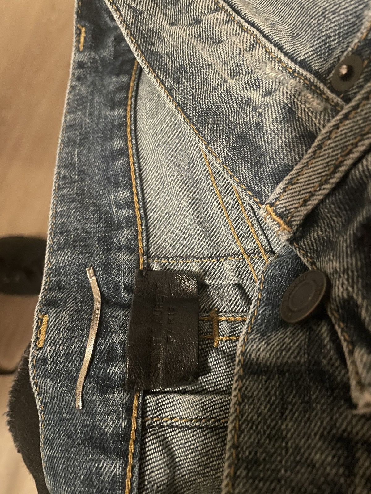 Hedi Slimane × Saint Laurent Paris Saint Laurent 2016 sample with handwriting Size US 28 / EU 44 - 5 Thumbnail