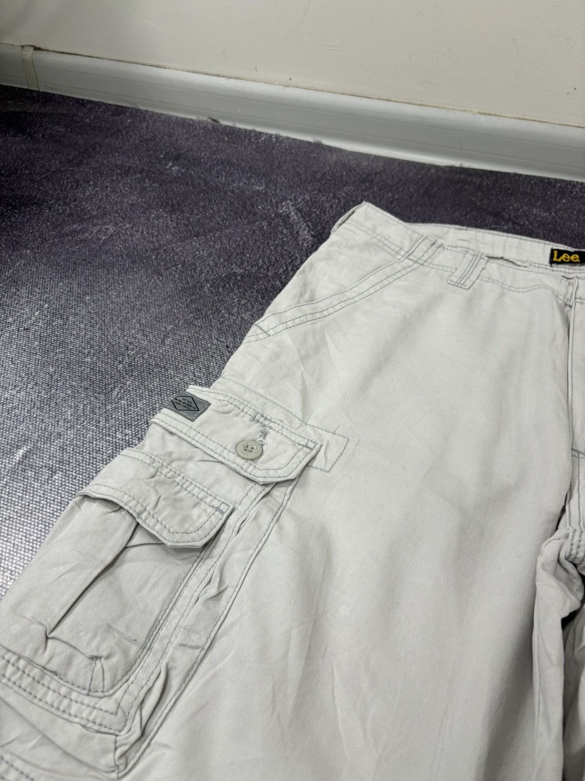 Lee Vintage Lee USA Utility Work Hype Baggy Cargo Shorts Size US 36 / EU 52 - 5 Thumbnail