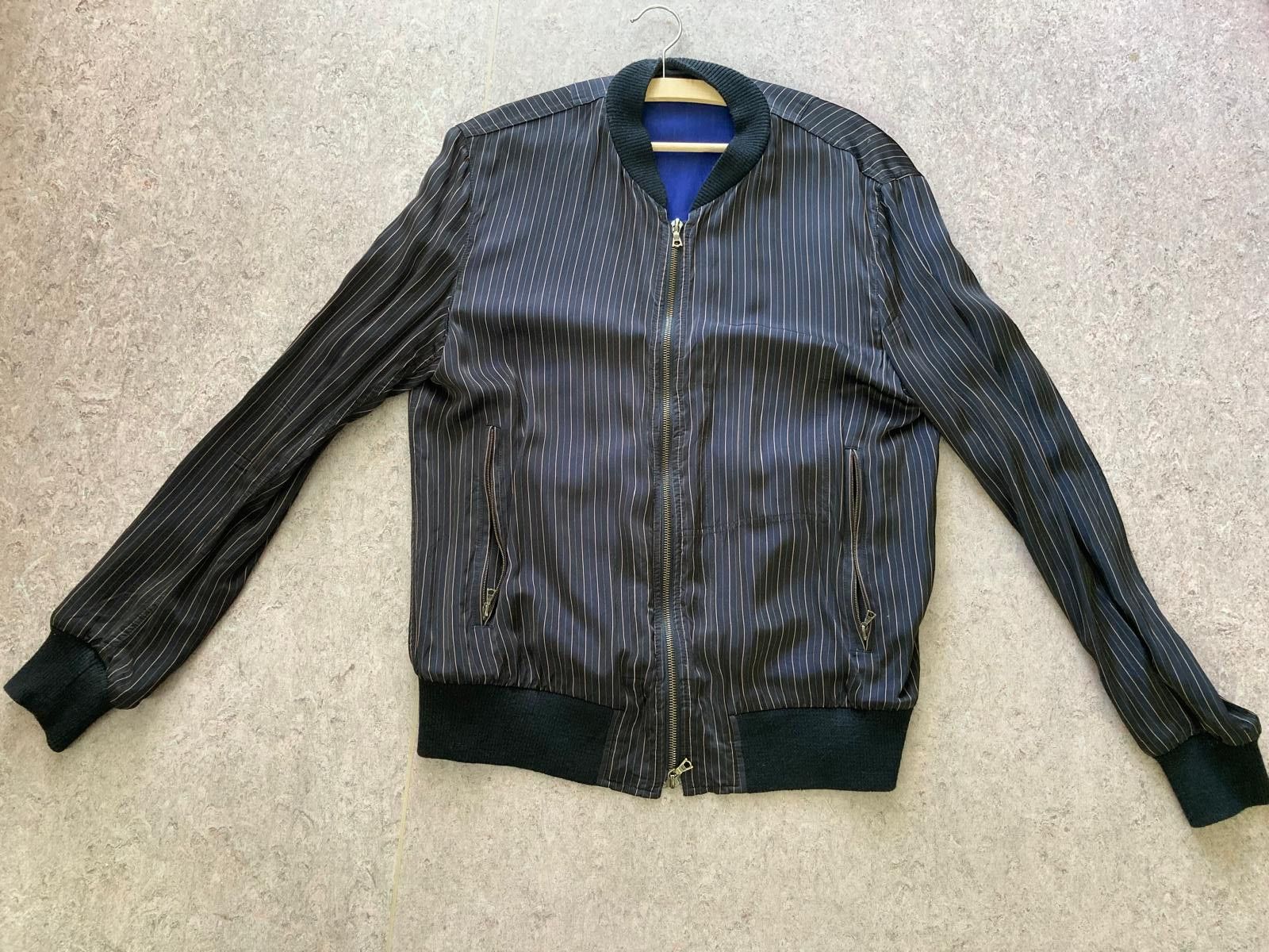 Dries Van Noten Dries Van Noten Striped Bomber Jacke 48 Size US M / EU 48-50 / 2 - 2 Thumbnail