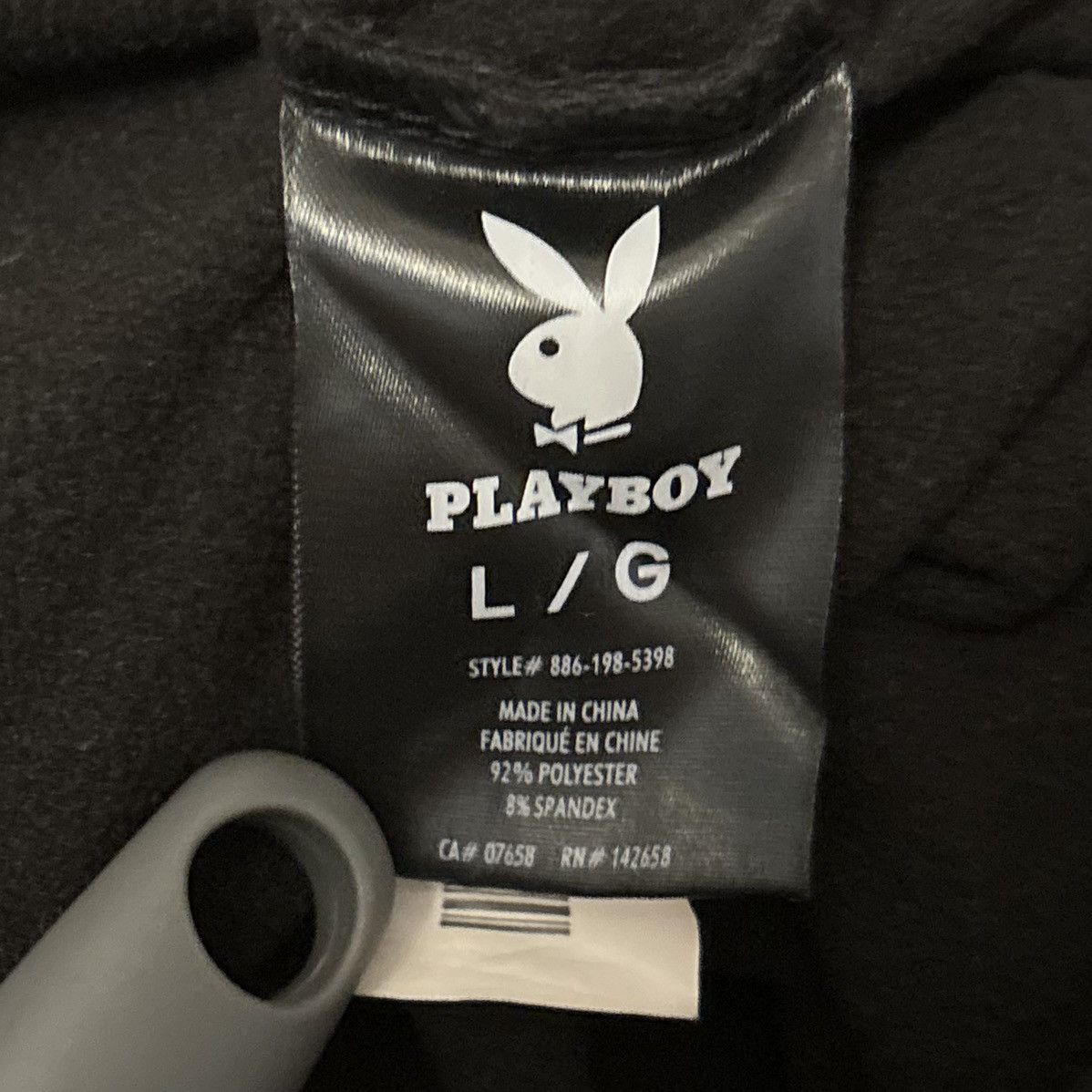 Playboy Playboy Bunny Hefner Long Sleeve Black Sweatshirt Size Large Size US L / EU 52-54 / 3 - 6 Thumbnail