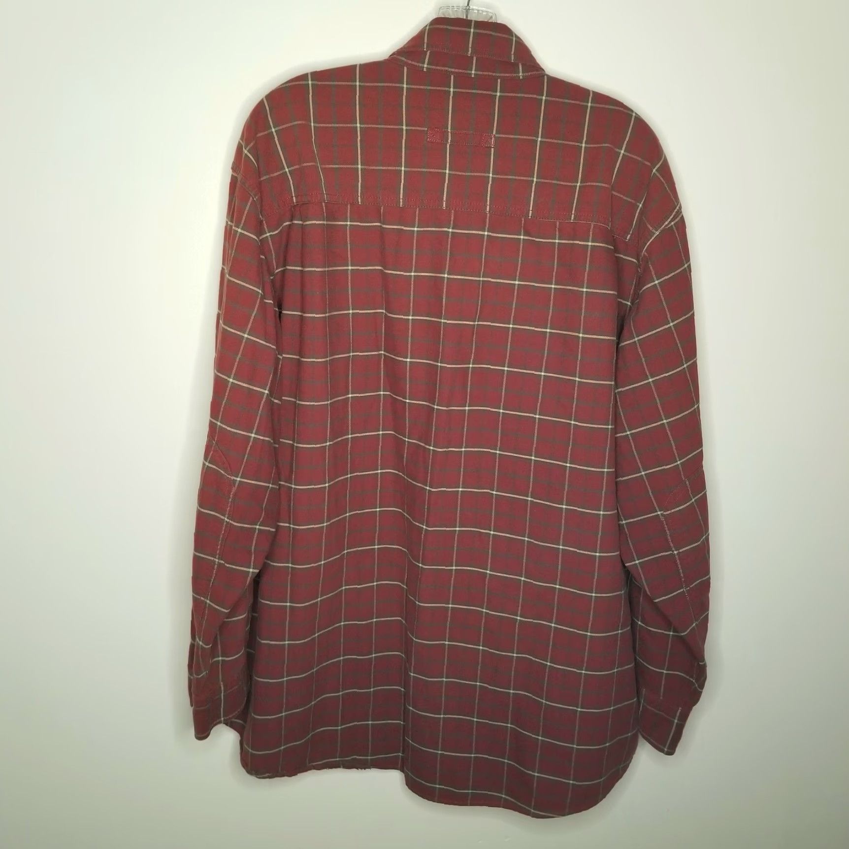 Vintage VINTAGE Woolrich Shirt Men XL Red Plaid Long Sleeve Button-Up Size US XL / EU 56 / 4 - 4 Thumbnail