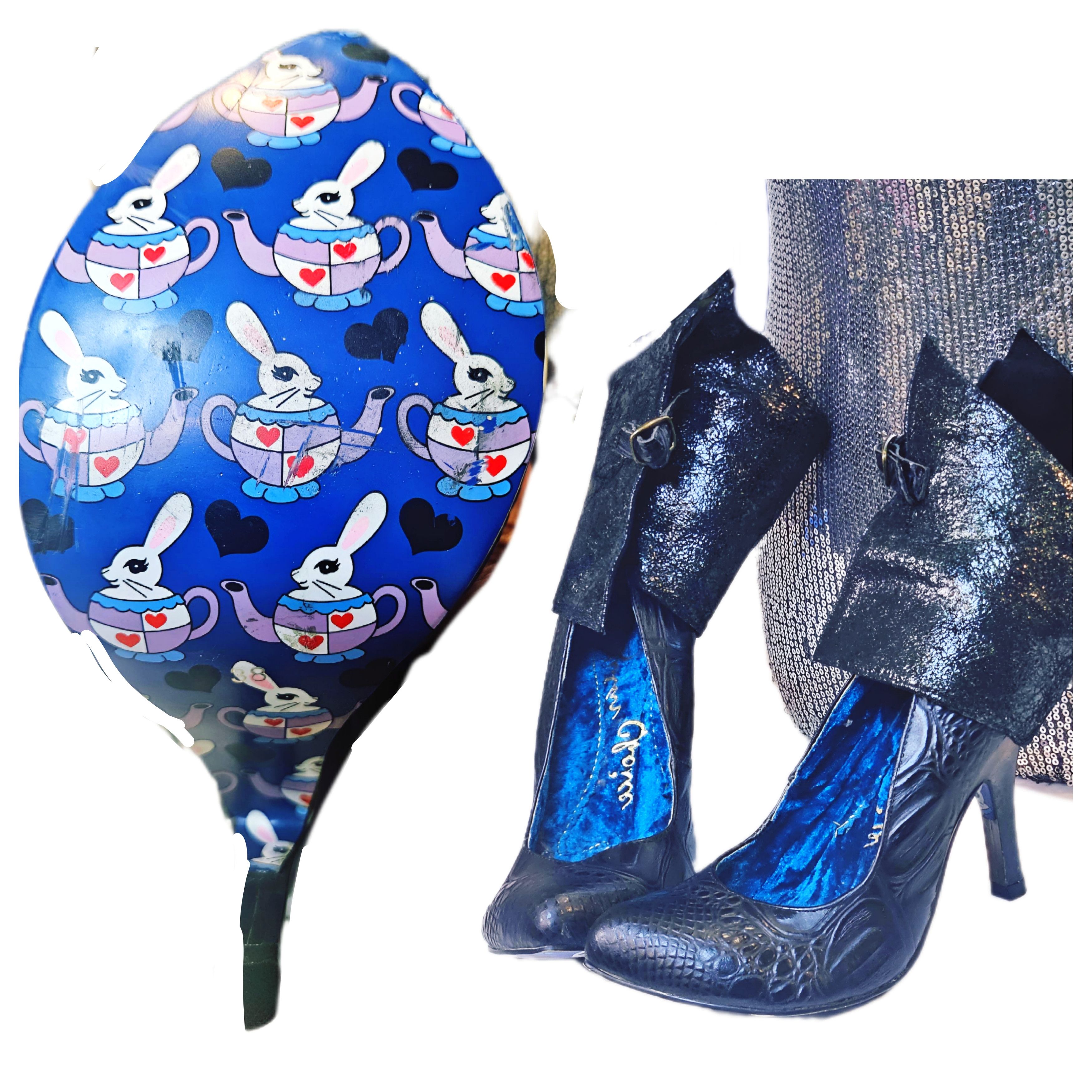 Other (BRAND- IRREGULAR CHOICE) Alice n wonderland bottom Heels Size US 8 / IT 38 - 1 Thumbnail