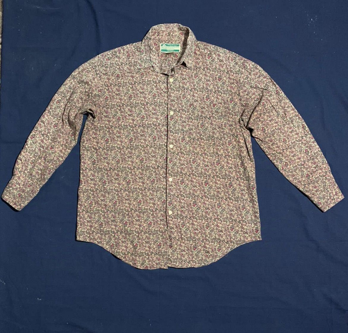 Vintage Floral shirt vintage Size L / US 10 / IT 46 - 1 Thumbnail