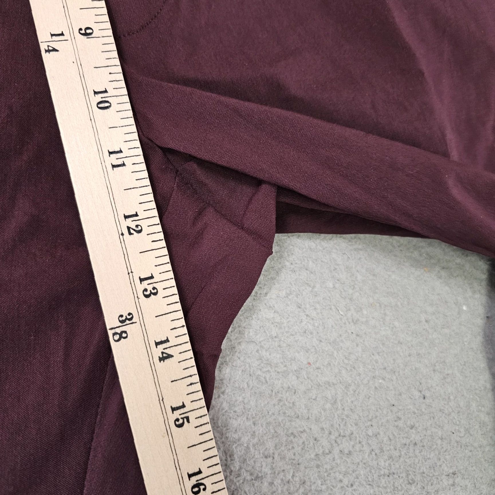 Tommy Hilfiger Tommy Hilfiger Pants Mens 40x34 Burgundy THFlex Tate Stretch Dress TTEAPH1A0151 Size US 40 / EU 56 - 5 Thumbnail