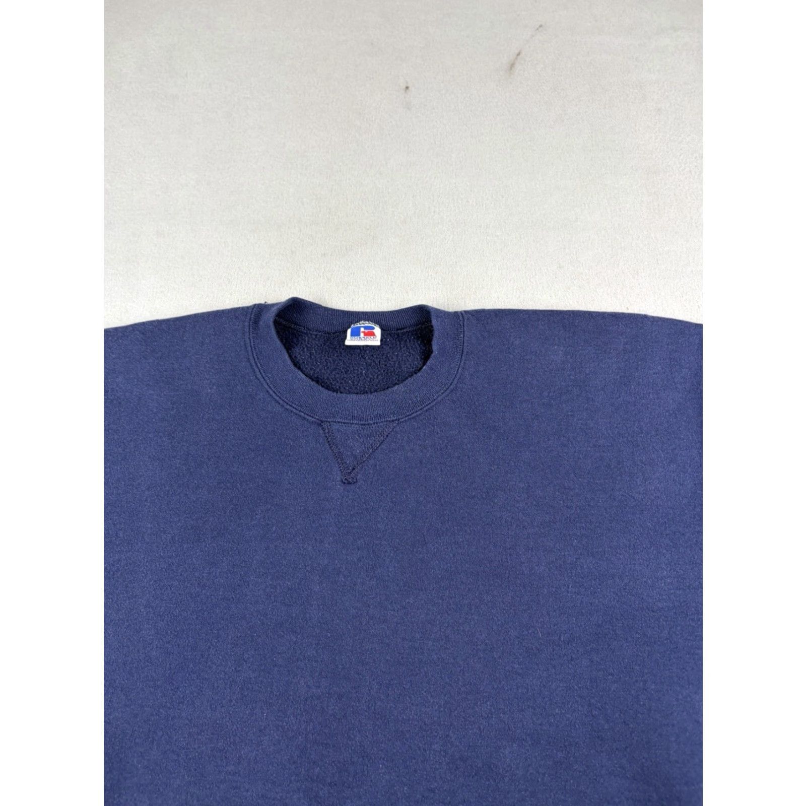 Russell Athletic VINTAGE Russell Athletic Sweatshirt Mens 2XL Blue Hooded Pullover Sweatshirt 90s USA Made Size US XXL / EU 58 / 5 - 2 Thumbnail