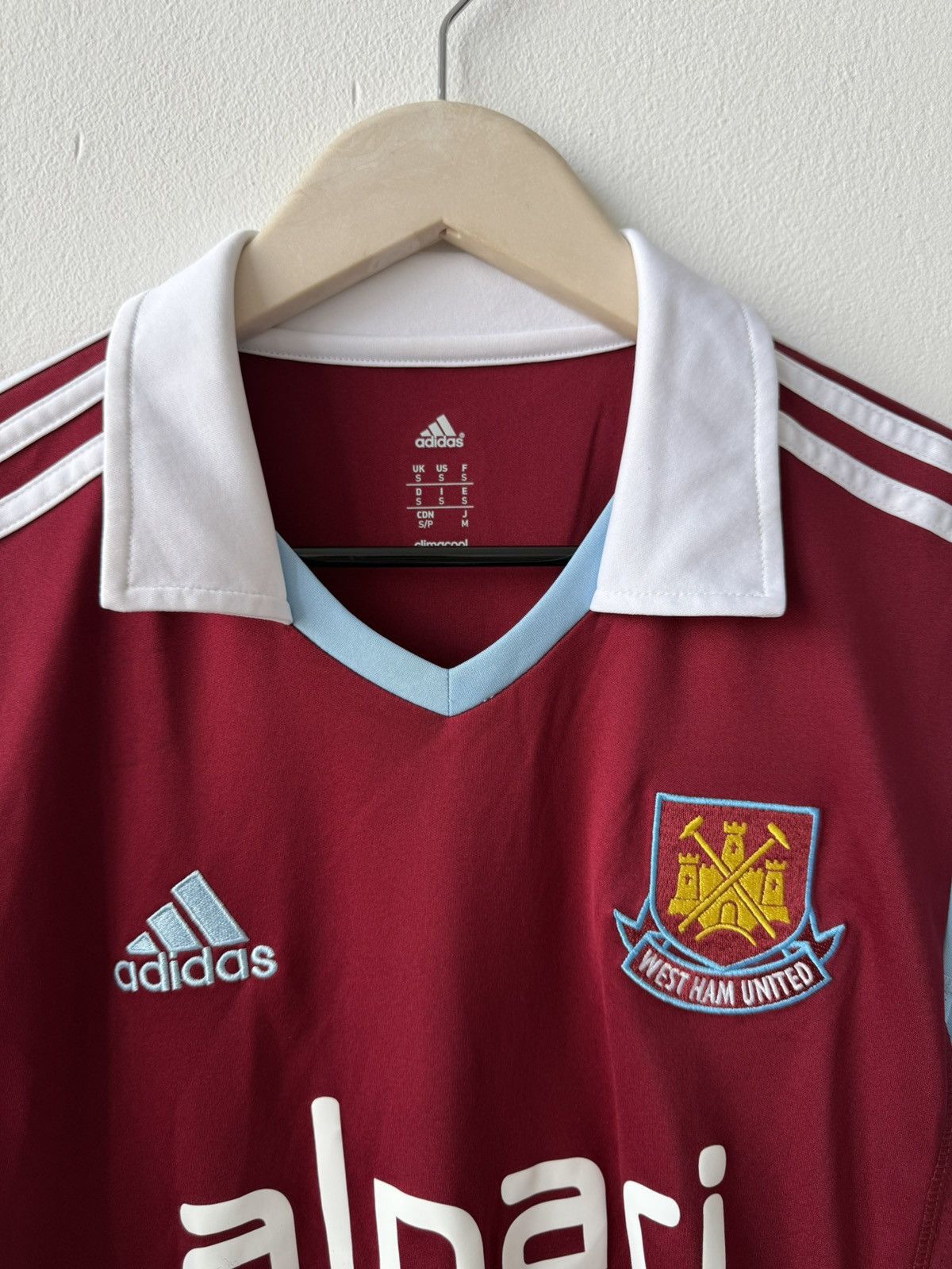 Adidas Adidas West Ham United 2013/2014 Home Jersey Size US S / EU 44-46 / 1 - 6 Thumbnail
