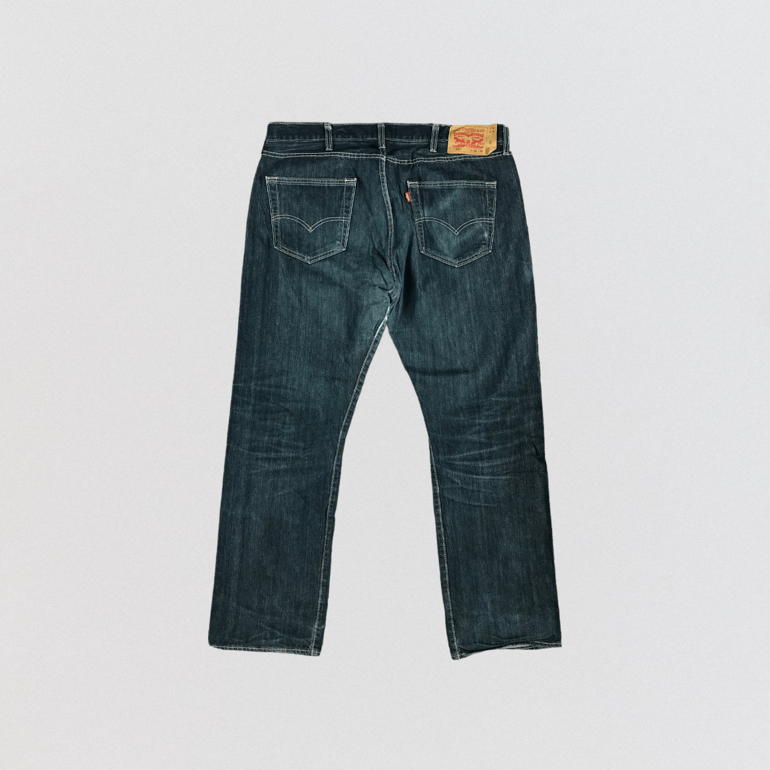 Levi's Vintage Faded Black Levis 501 Jeans-JM3110 Size US 39 - 2 Thumbnail