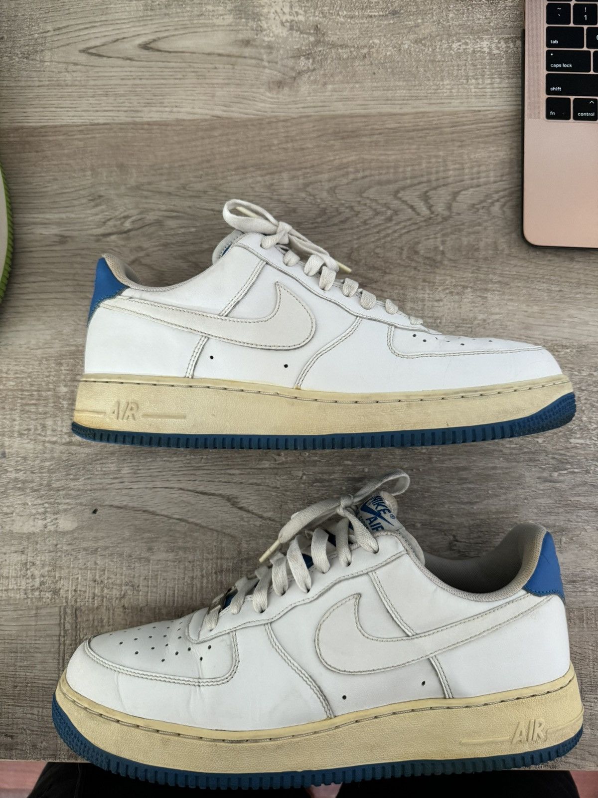 Nike Nike Air Force 1 ‘07 New Blue 2008 Size US 10.5 / EU 43-44 - 1 Thumbnail