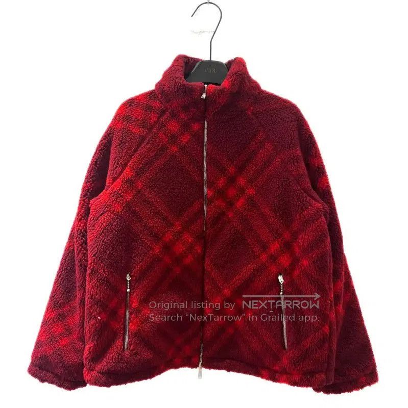 Burberry Burberry Red Wool Women's Jacket. Size XXS / US 00 / IT 34 - 2 Thumbnail