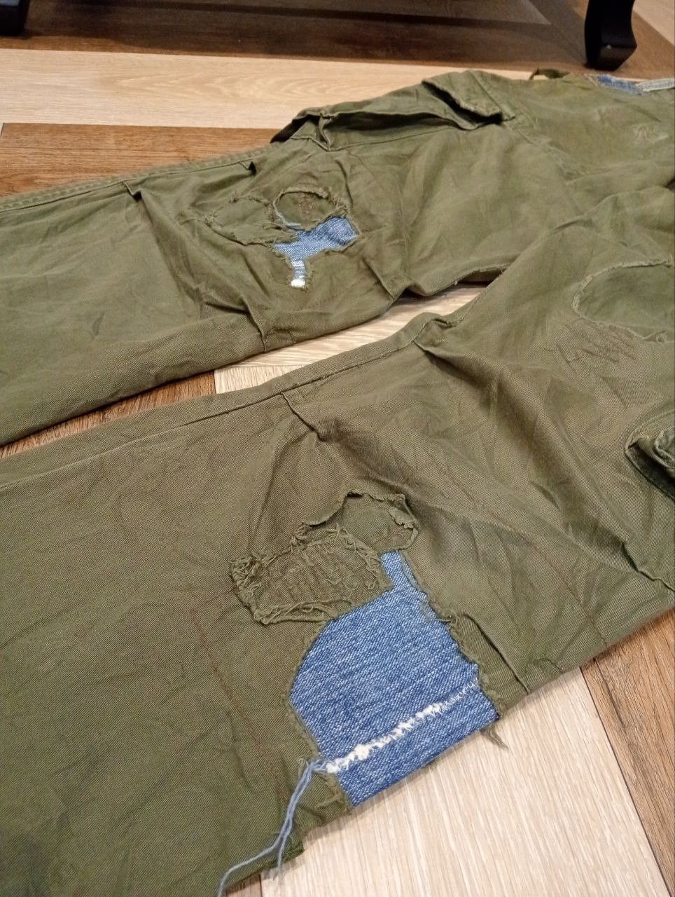 Japanese Brand JAPANESE MANGROVE MILITARY PARACHUTE CARGO PANTS Size US 34 / EU 50 - 5 Thumbnail