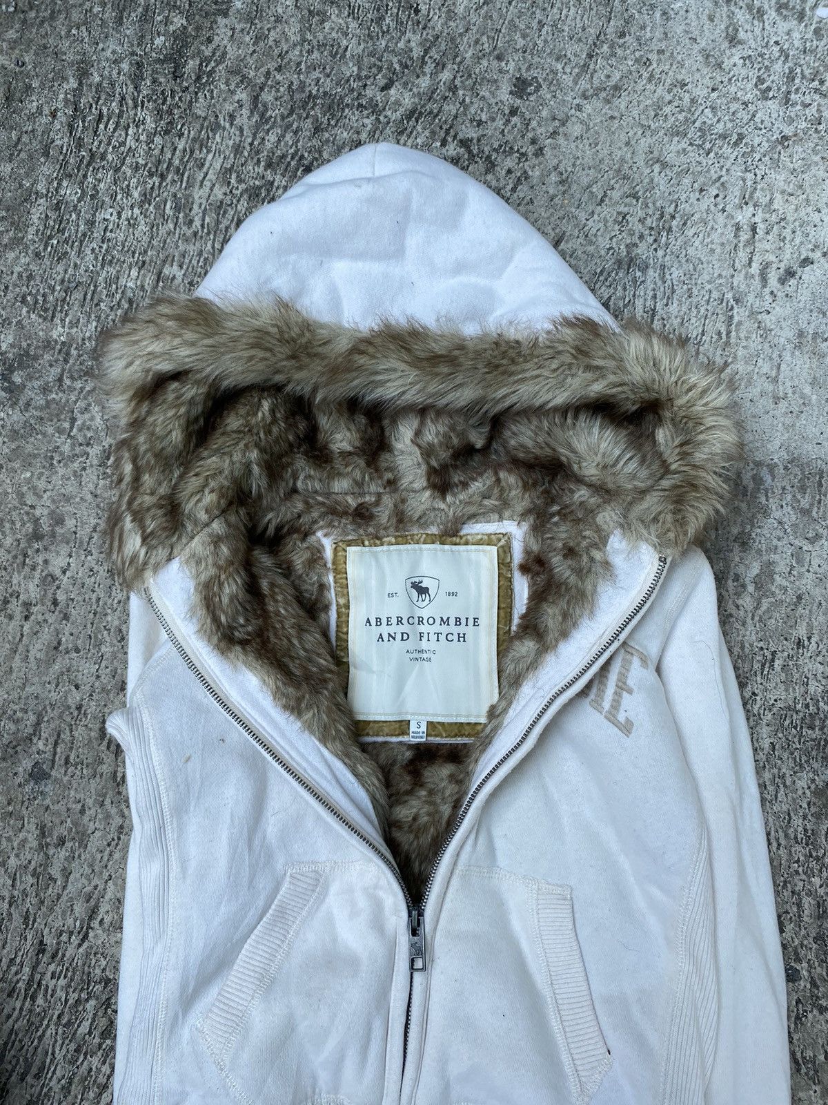 Y2k style LGB fur zip hoodie