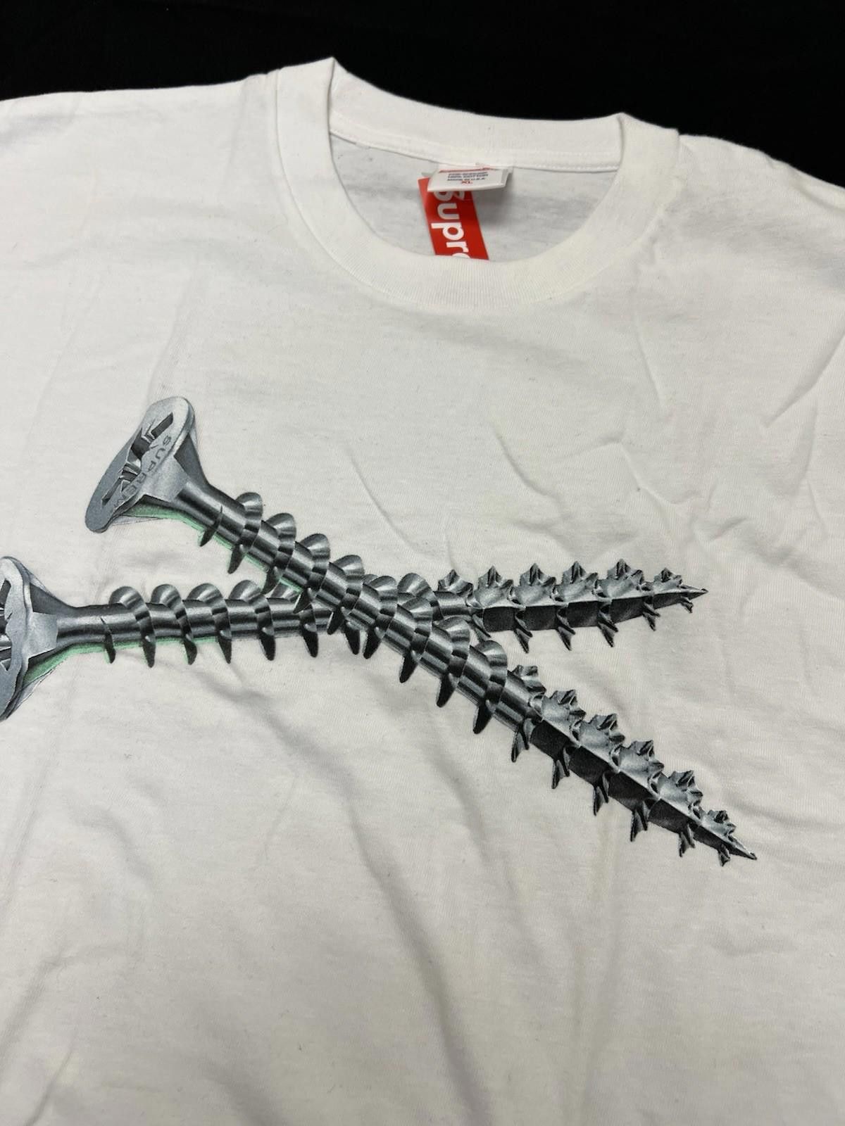 Supreme FW16 Supreme Screw Tee White XL Size US XL / EU 56 / 4 - 2 Thumbnail