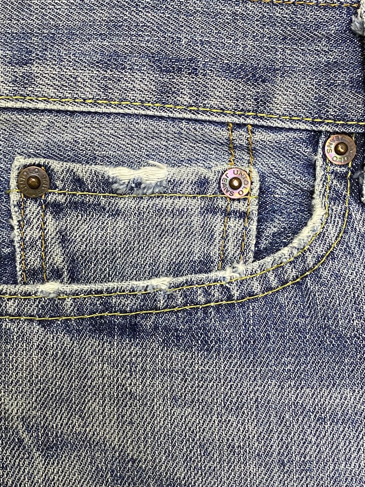 Other Vintage Japanese Brands Faded Wash Distressed Loose Jeans Size US 34 / EU 50 - 11 Thumbnail