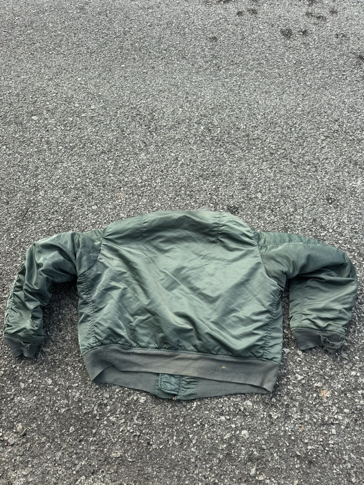 Alpha Industries Vintage Alpha Industries Distressed USAF Ma-1 Bomber Jacket Size US XL / EU 56 / 4 - 12 Thumbnail
