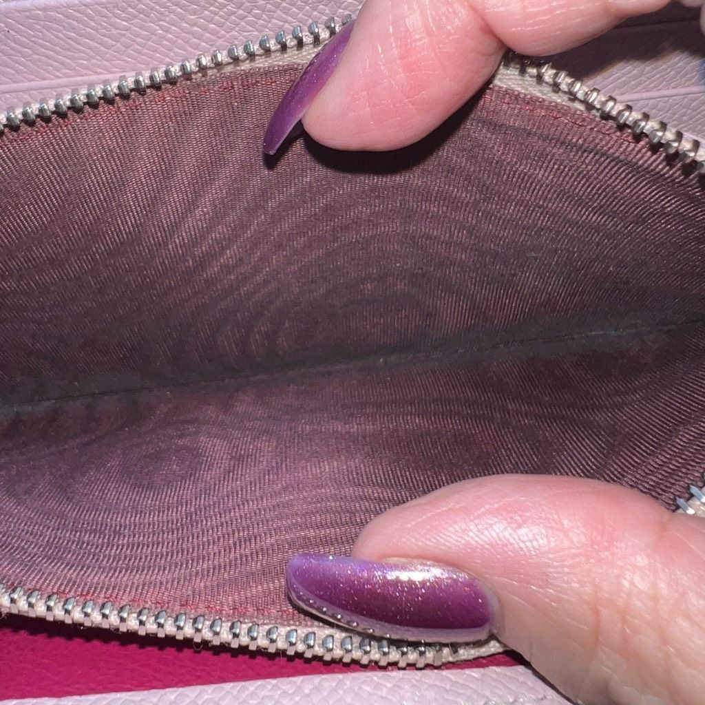 Bvlgari Bvlgari Clip Closure Long Blush Leather Wallet Size ONE SIZE - 10 Thumbnail